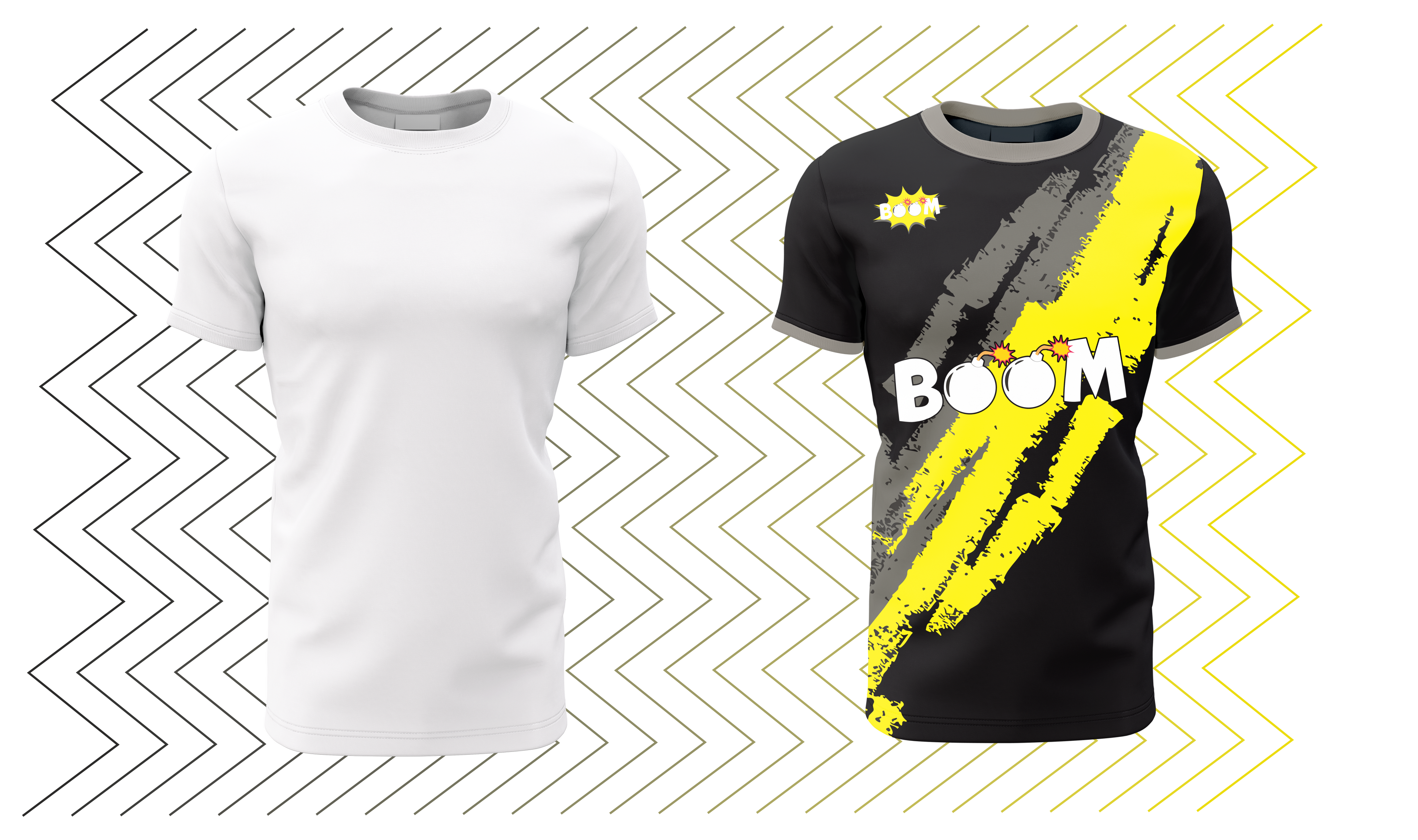 CAMISETA MASCULINA BLANCA COLOR